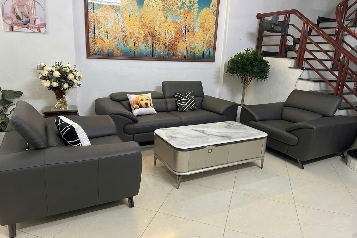 ERADO BÀN GIAO THÀNH CÔNG NỘI THẤT PHÒNG KHÁCH NHẬP KHẨU CHO CHỊ ĐIỆP Ở PHÚ THỌ